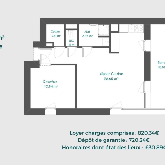  Annonces SAINTPRIEST : Appartement | FEYZIN (69320) | 49 m2 | 820 € 